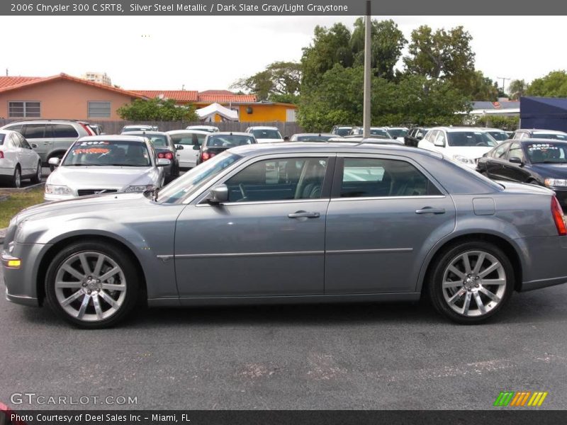 Silver Steel Metallic / Dark Slate Gray/Light Graystone 2006 Chrysler 300 C SRT8