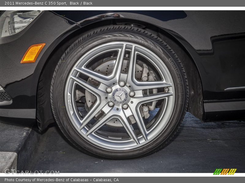 Black / Black 2011 Mercedes-Benz C 350 Sport