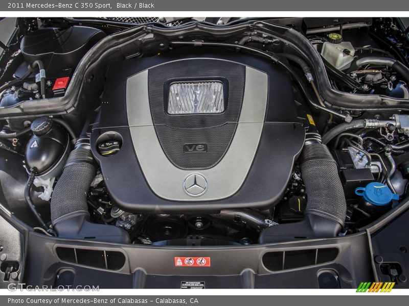 Black / Black 2011 Mercedes-Benz C 350 Sport
