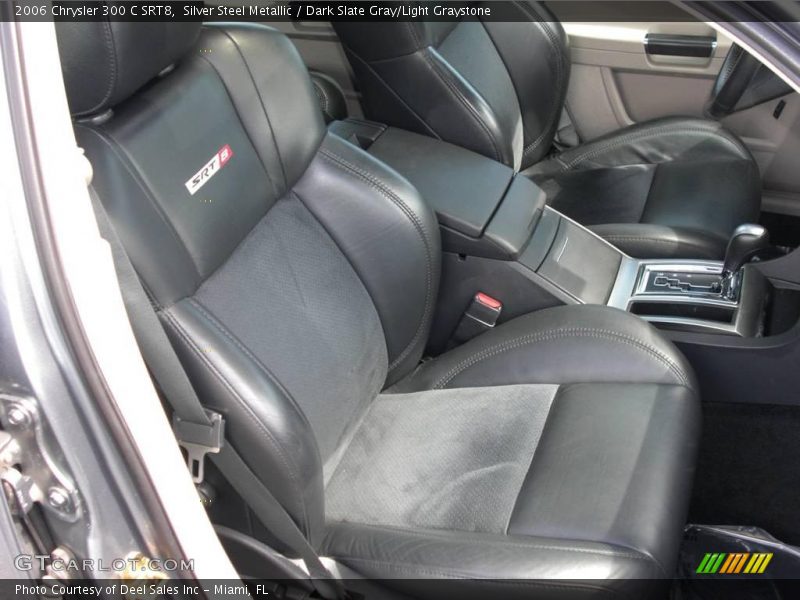 Silver Steel Metallic / Dark Slate Gray/Light Graystone 2006 Chrysler 300 C SRT8