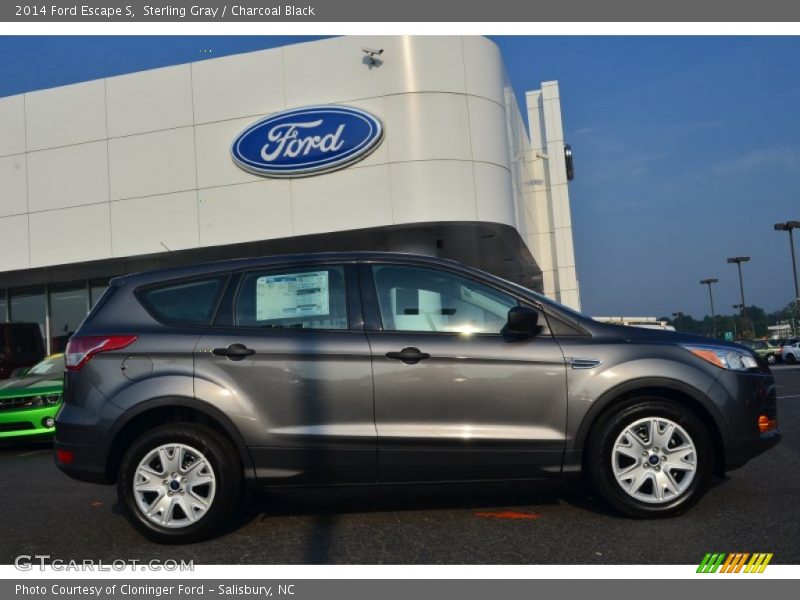 Sterling Gray / Charcoal Black 2014 Ford Escape S