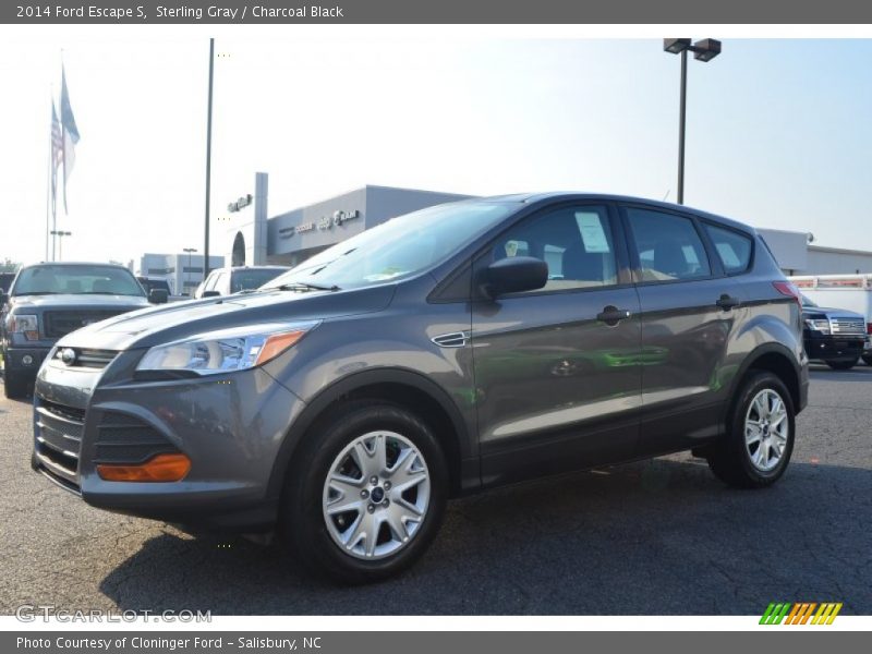 Sterling Gray / Charcoal Black 2014 Ford Escape S