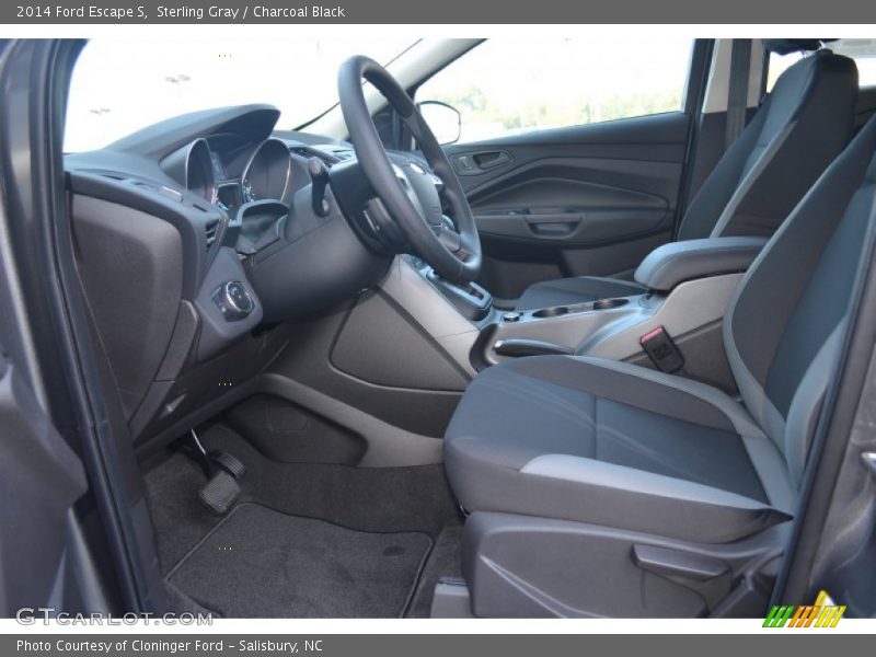 Sterling Gray / Charcoal Black 2014 Ford Escape S
