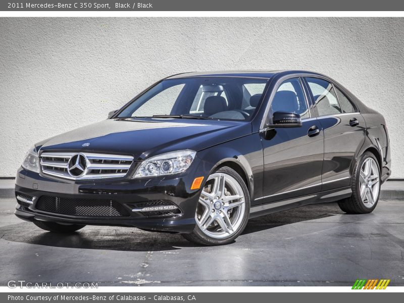 Black / Black 2011 Mercedes-Benz C 350 Sport