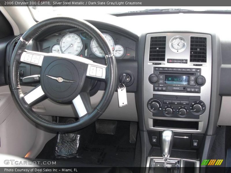 Silver Steel Metallic / Dark Slate Gray/Light Graystone 2006 Chrysler 300 C SRT8