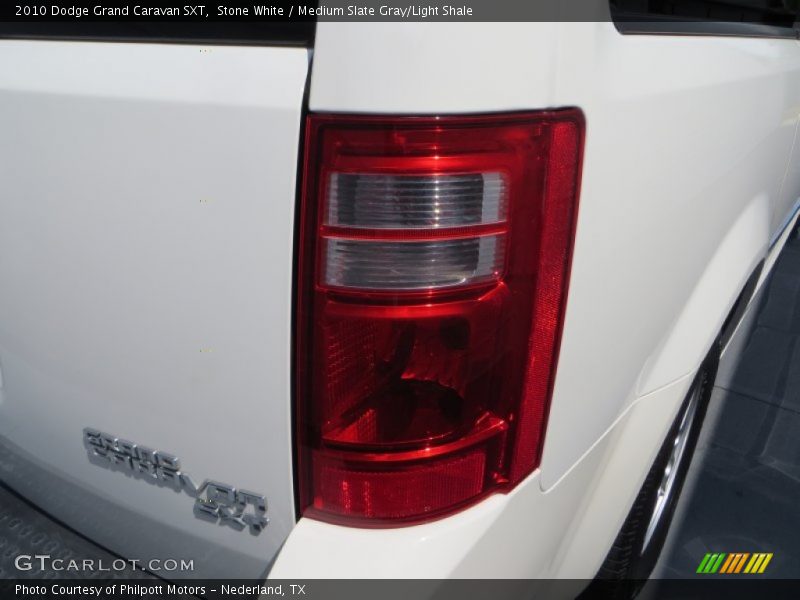 Stone White / Medium Slate Gray/Light Shale 2010 Dodge Grand Caravan SXT