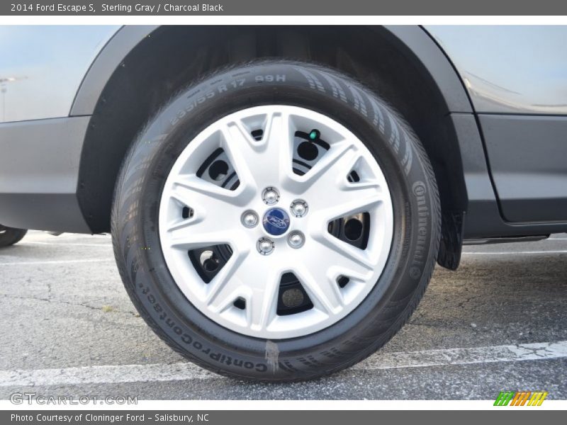 Sterling Gray / Charcoal Black 2014 Ford Escape S