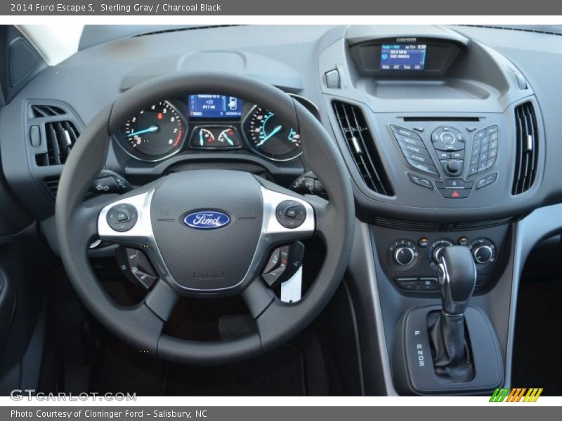 Sterling Gray / Charcoal Black 2014 Ford Escape S