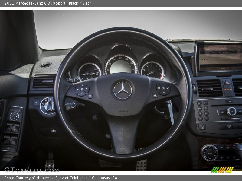 Black / Black 2011 Mercedes-Benz C 350 Sport