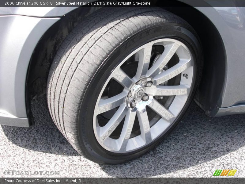 Silver Steel Metallic / Dark Slate Gray/Light Graystone 2006 Chrysler 300 C SRT8
