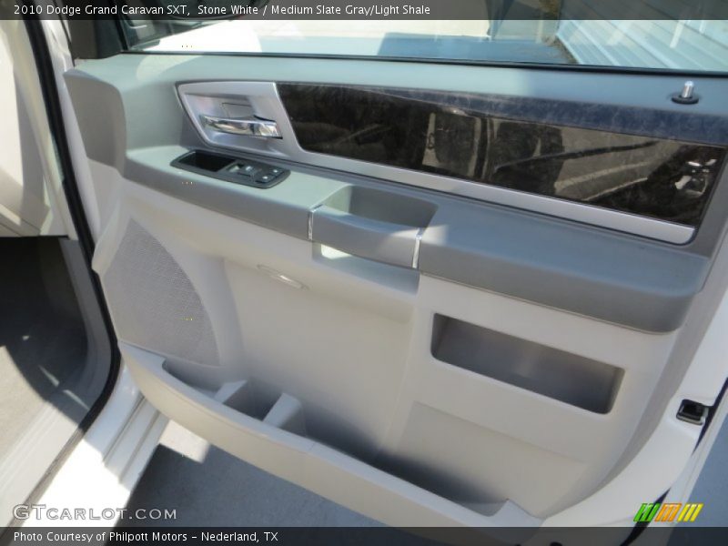 Stone White / Medium Slate Gray/Light Shale 2010 Dodge Grand Caravan SXT