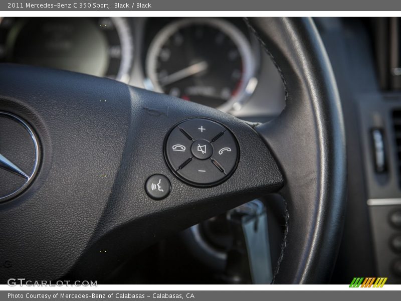 Black / Black 2011 Mercedes-Benz C 350 Sport