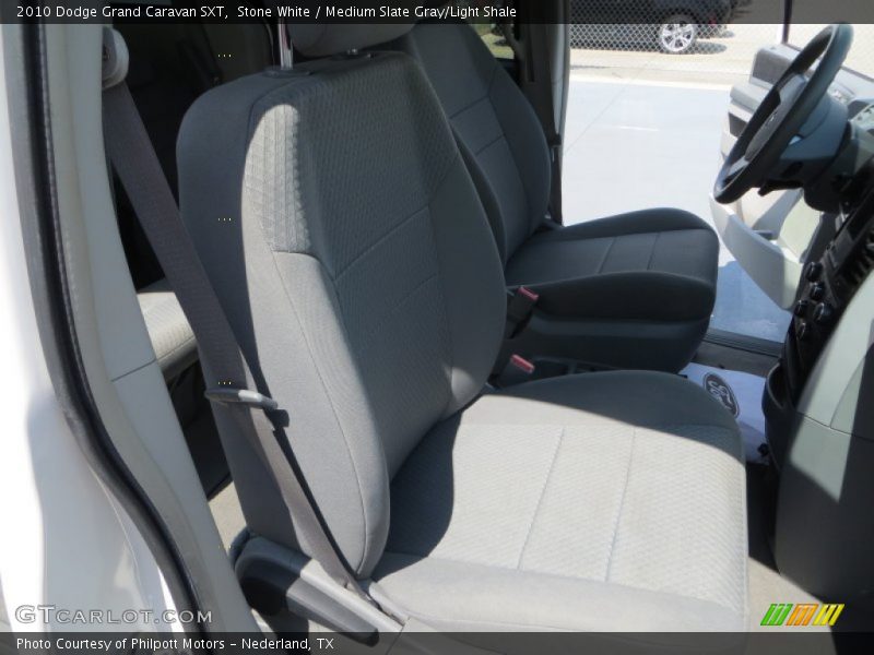 Stone White / Medium Slate Gray/Light Shale 2010 Dodge Grand Caravan SXT