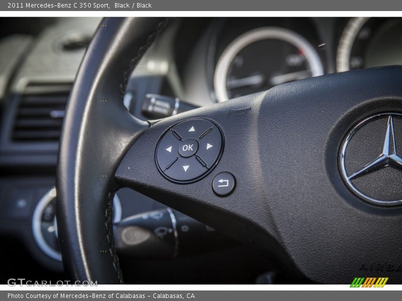 Black / Black 2011 Mercedes-Benz C 350 Sport