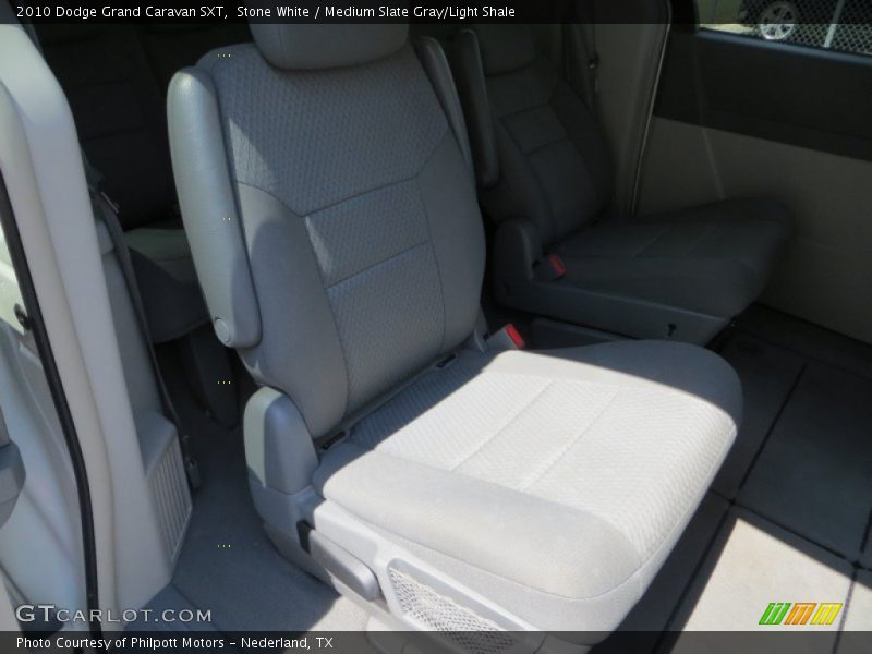 Stone White / Medium Slate Gray/Light Shale 2010 Dodge Grand Caravan SXT