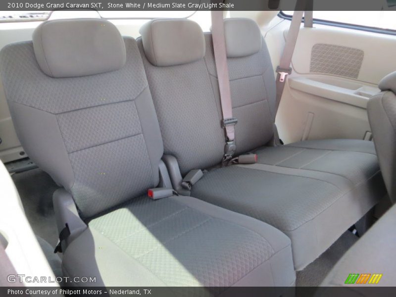 Stone White / Medium Slate Gray/Light Shale 2010 Dodge Grand Caravan SXT