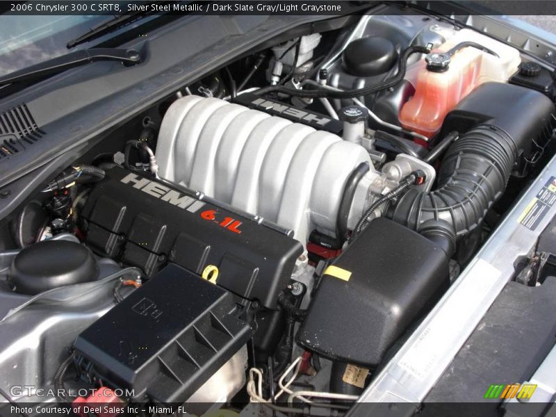 Silver Steel Metallic / Dark Slate Gray/Light Graystone 2006 Chrysler 300 C SRT8