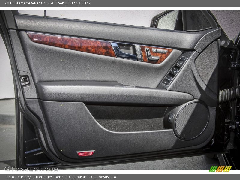 Black / Black 2011 Mercedes-Benz C 350 Sport