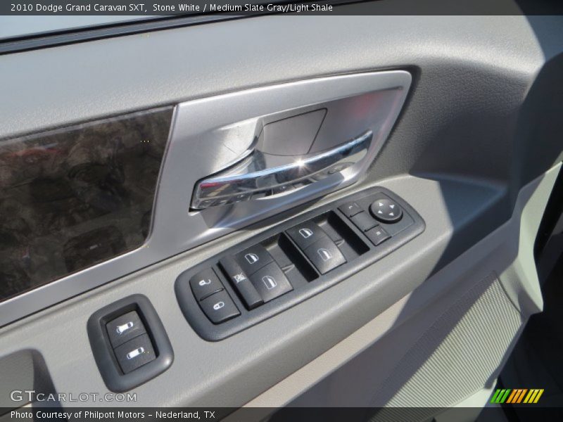 Stone White / Medium Slate Gray/Light Shale 2010 Dodge Grand Caravan SXT