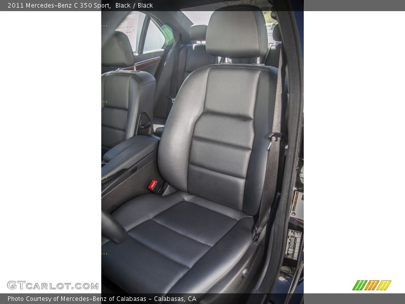 Black / Black 2011 Mercedes-Benz C 350 Sport