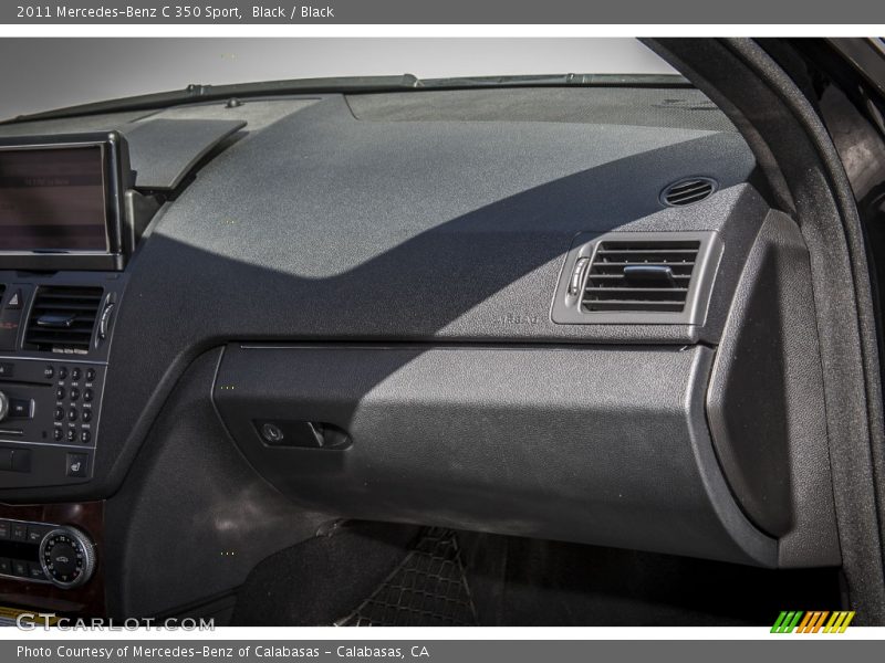 Black / Black 2011 Mercedes-Benz C 350 Sport