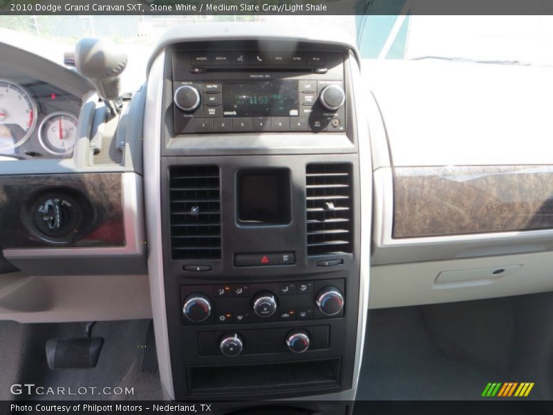 Stone White / Medium Slate Gray/Light Shale 2010 Dodge Grand Caravan SXT