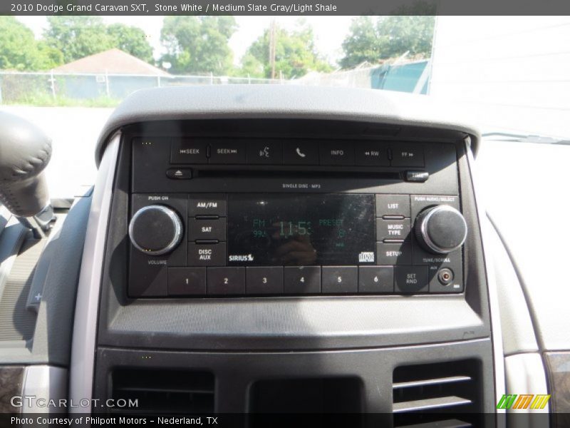 Stone White / Medium Slate Gray/Light Shale 2010 Dodge Grand Caravan SXT