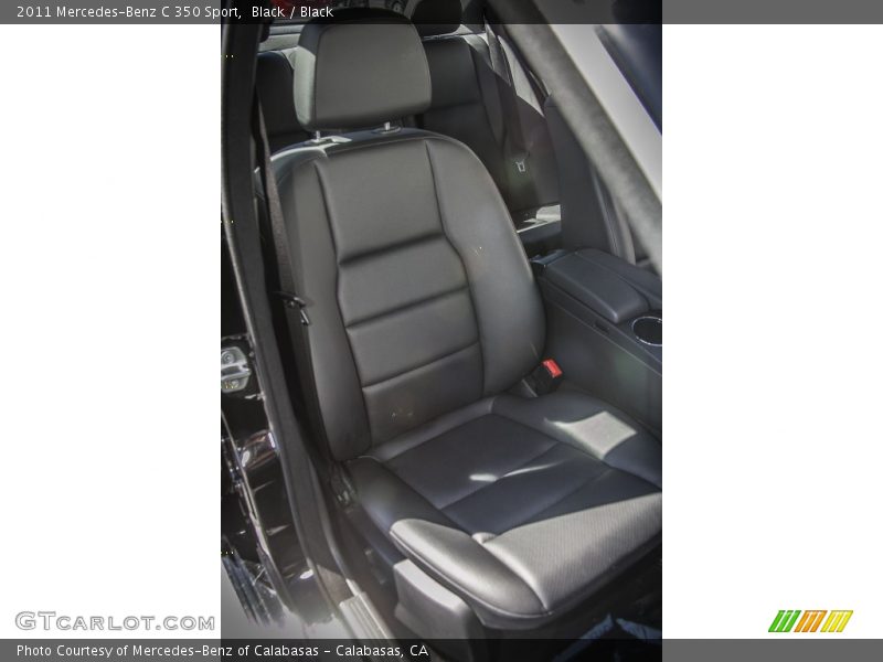 Black / Black 2011 Mercedes-Benz C 350 Sport