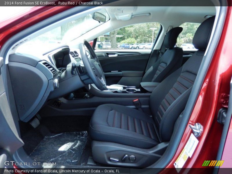 Front Seat of 2014 Fusion SE EcoBoost