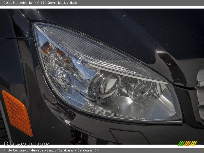 Black / Black 2011 Mercedes-Benz C 350 Sport