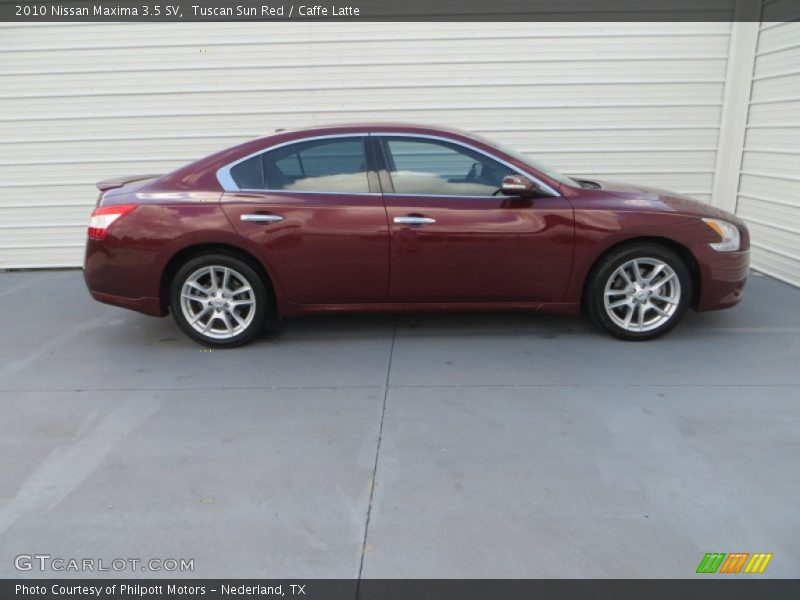 Tuscan Sun Red / Caffe Latte 2010 Nissan Maxima 3.5 SV