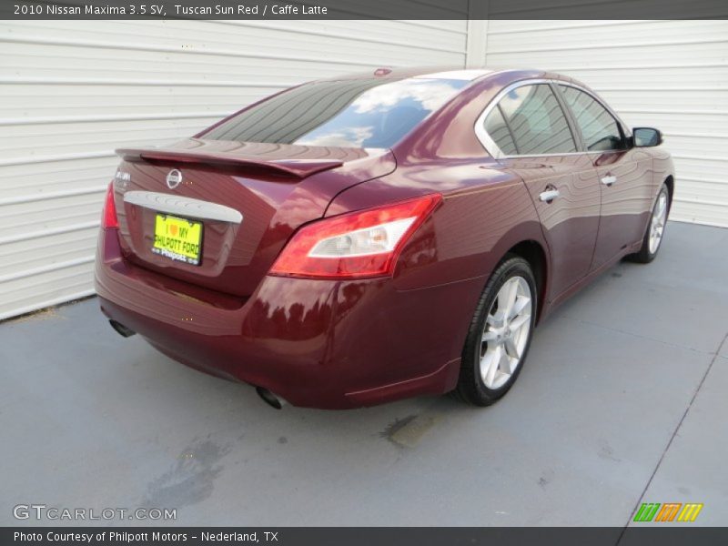 Tuscan Sun Red / Caffe Latte 2010 Nissan Maxima 3.5 SV