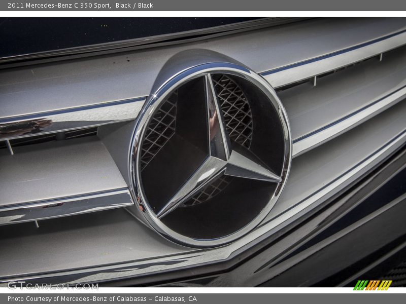 Black / Black 2011 Mercedes-Benz C 350 Sport
