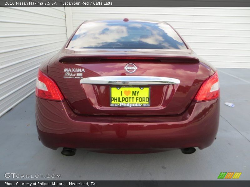 Tuscan Sun Red / Caffe Latte 2010 Nissan Maxima 3.5 SV