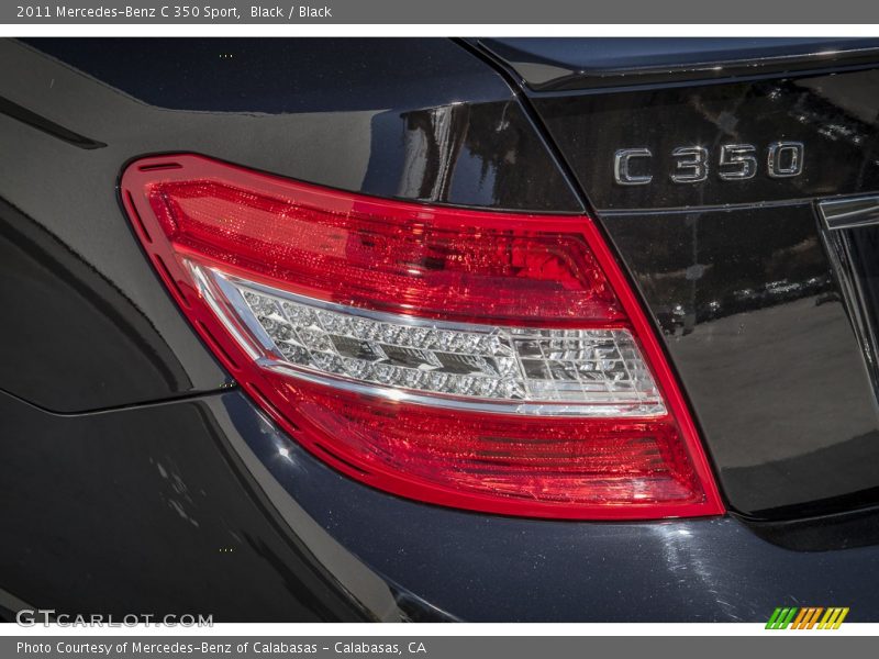 Black / Black 2011 Mercedes-Benz C 350 Sport