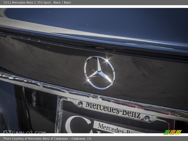Black / Black 2011 Mercedes-Benz C 350 Sport