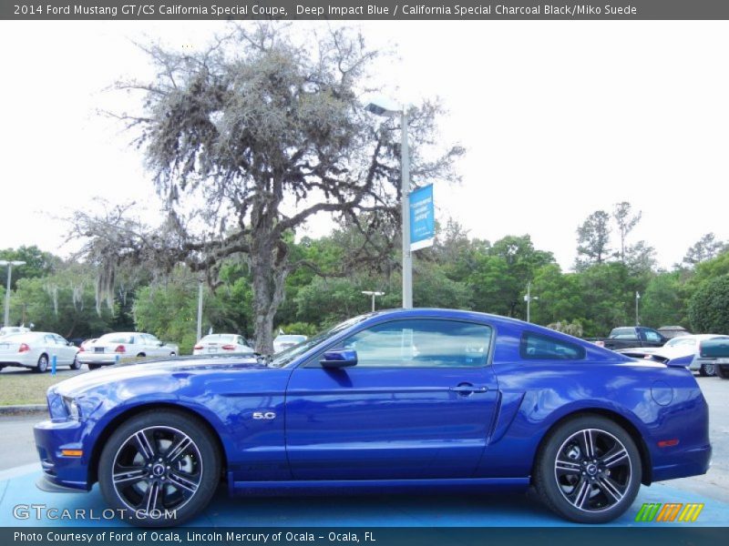  2014 Mustang GT/CS California Special Coupe Deep Impact Blue