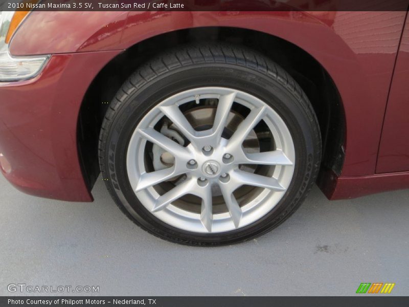 Tuscan Sun Red / Caffe Latte 2010 Nissan Maxima 3.5 SV