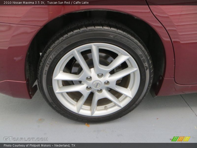 Tuscan Sun Red / Caffe Latte 2010 Nissan Maxima 3.5 SV