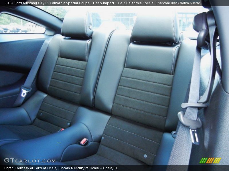 Rear Seat of 2014 Mustang GT/CS California Special Coupe