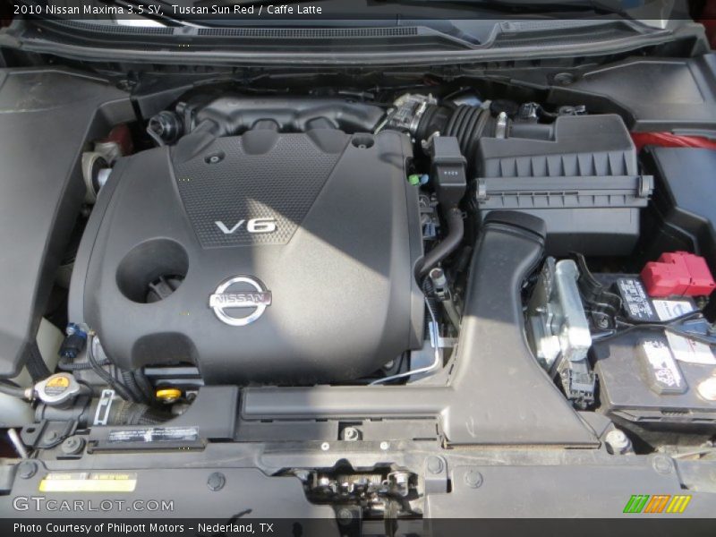 Tuscan Sun Red / Caffe Latte 2010 Nissan Maxima 3.5 SV