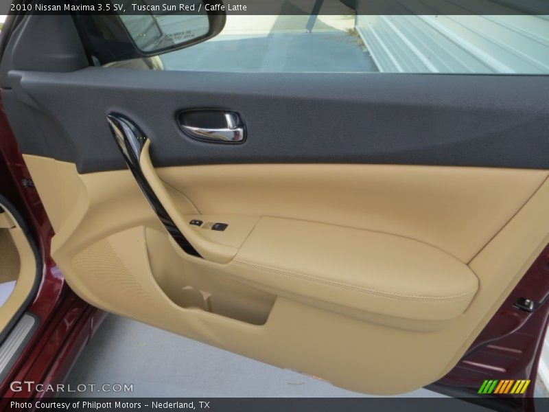Tuscan Sun Red / Caffe Latte 2010 Nissan Maxima 3.5 SV