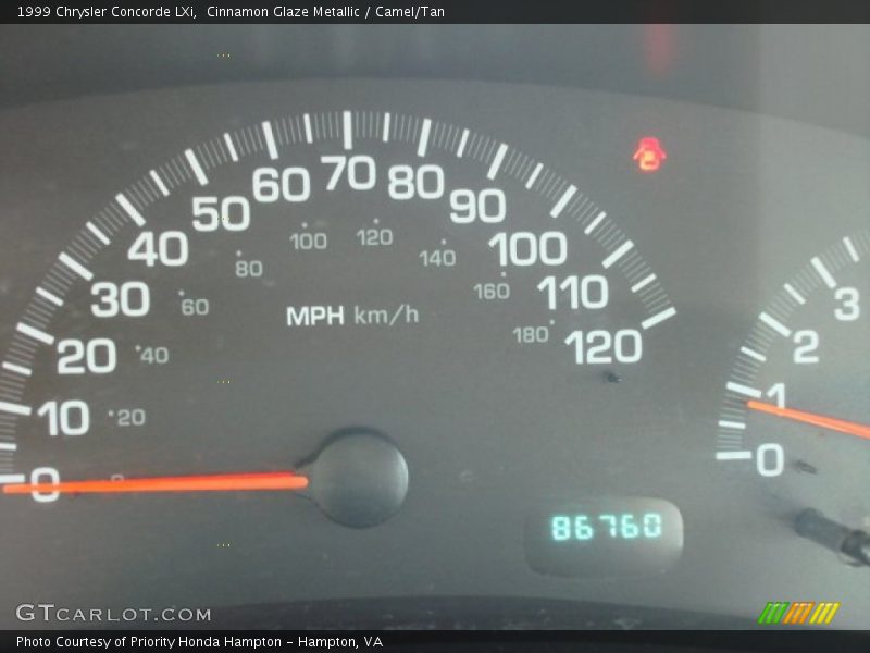 Cinnamon Glaze Metallic / Camel/Tan 1999 Chrysler Concorde LXi