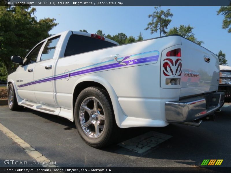 Bright White / Dark Slate Gray 2004 Dodge Ram 1500 SLT Quad Cab