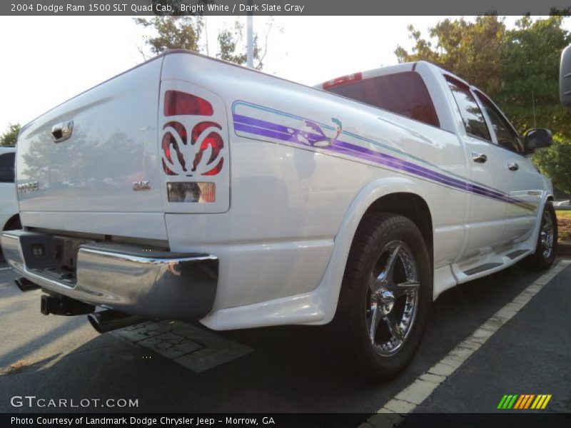 Bright White / Dark Slate Gray 2004 Dodge Ram 1500 SLT Quad Cab