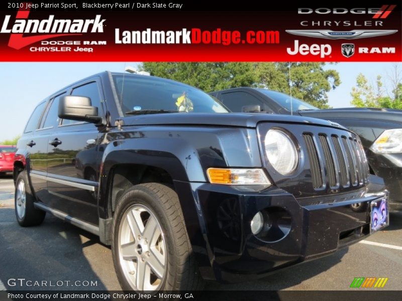 Blackberry Pearl / Dark Slate Gray 2010 Jeep Patriot Sport