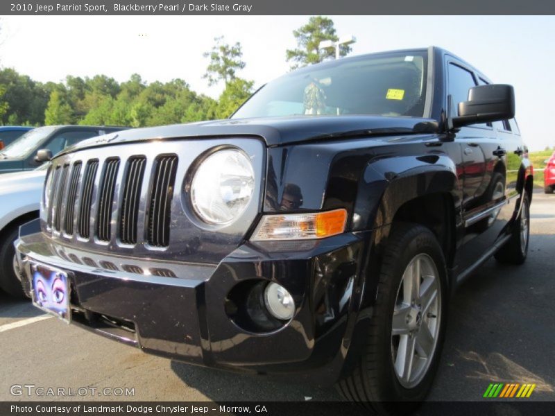 Blackberry Pearl / Dark Slate Gray 2010 Jeep Patriot Sport