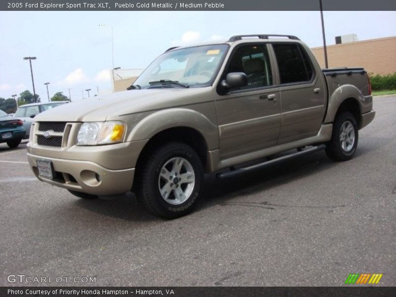 Pueblo Gold Metallic / Medium Pebble 2005 Ford Explorer Sport Trac XLT