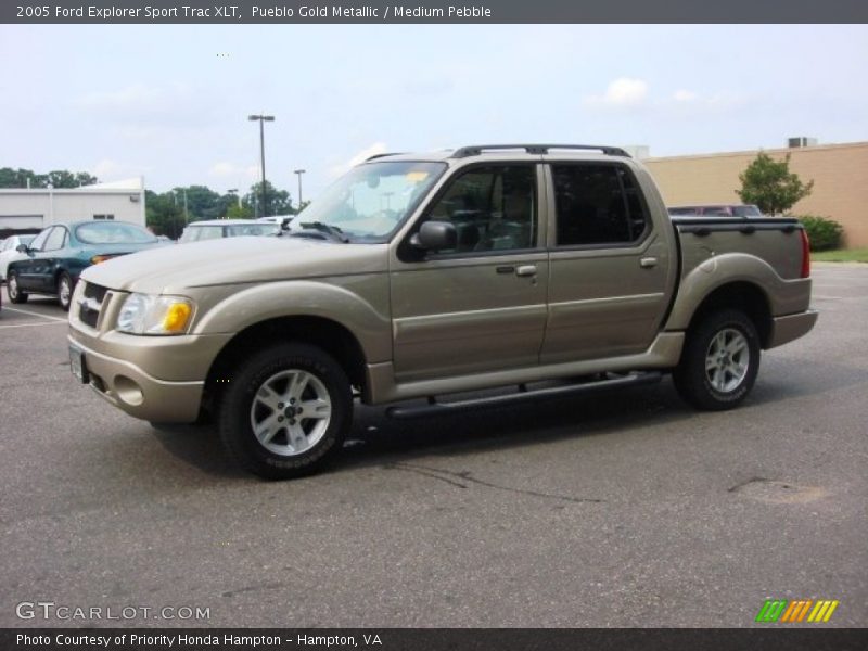 Pueblo Gold Metallic / Medium Pebble 2005 Ford Explorer Sport Trac XLT