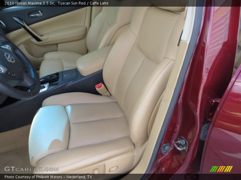 Tuscan Sun Red / Caffe Latte 2010 Nissan Maxima 3.5 SV